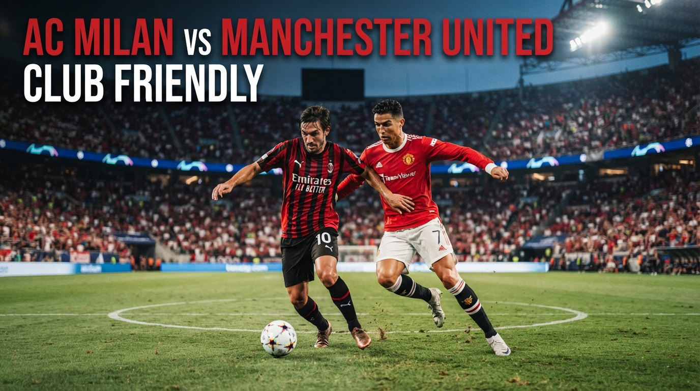 AC Milan vs Man United Malam Ini Pukul 21.45 WIB – Score808 Hadirkan Streaming Club Friendly dengan Pertandingan Penuh Antusiasme