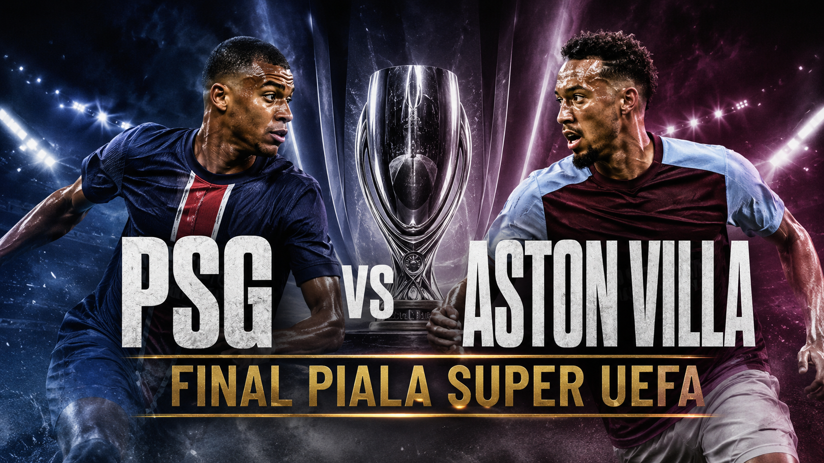 Score808 Hadirkan PSG vs Aston Villa Final Piala Super UEFA Dini Hari Ini Pukul 02.00 WIB — Saksikan Duel Bergengsi yang Mempertemukan Juara Eropa