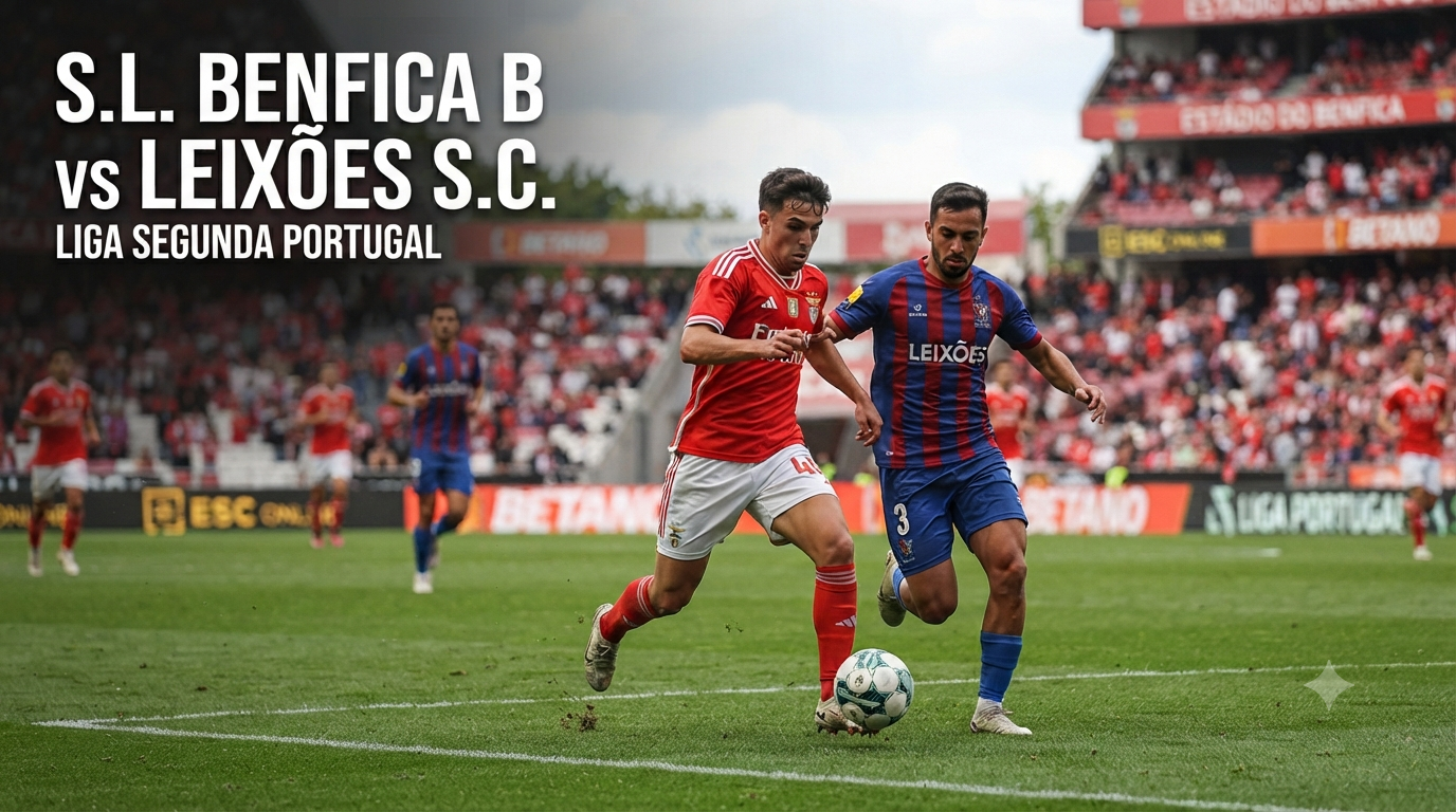 Score808 Menjadi Pilihan Streaming Untuk Menikmati Duel S.L. Benfica B vs Leixoes S.C. Liga Segunda Portugal
