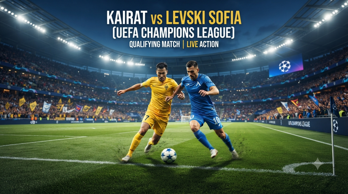 Score808 Streaming Kairat vs Levski Sofia Liga Champions UEFA Malam Ini Pukul 22.00 WIB Dengan Pengalaman Berbeda